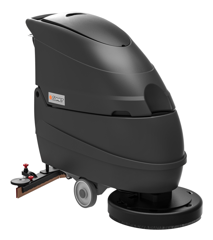 COMET CPS 50: THE MAN-BEHIND SCRUBBER DRYER FOR MEDIUM-SIZED SURFACES