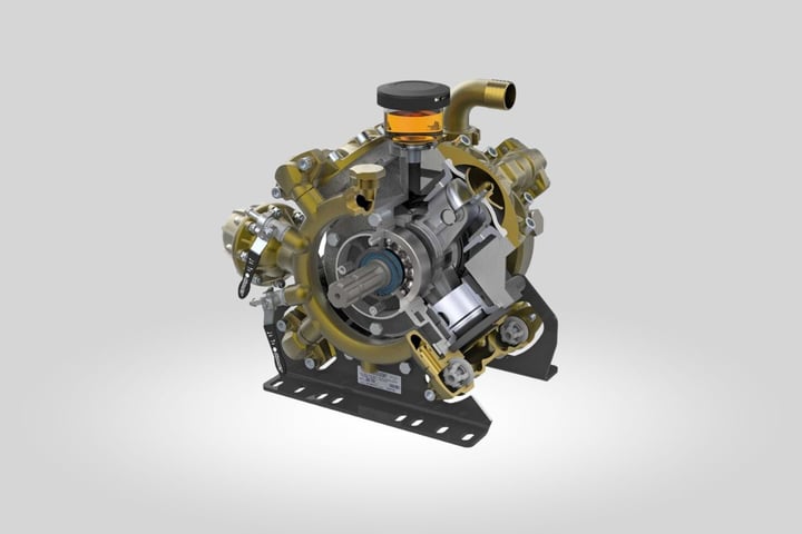 COMPONENTS OF A DIAPHRAGM PUMP