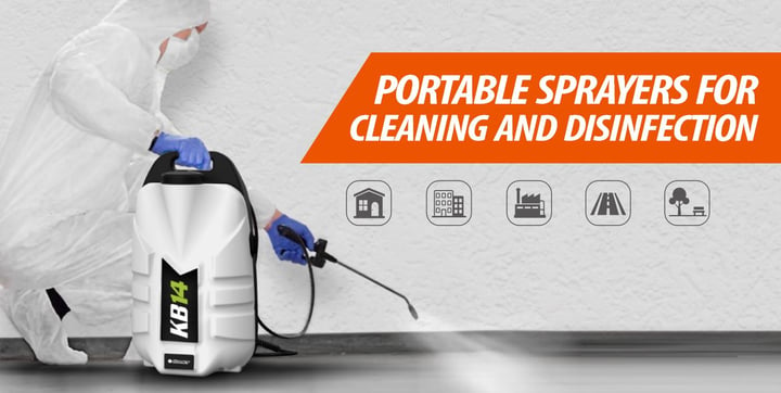 PORTABLE SPRAYERS FOR THE SANITIZATION AGAINST COVID-19