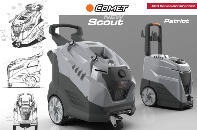 PROFESSIONAL PRESSURE WASHERS: THE NEW SCOUT BY COMET COMPARED WITH THE FIRST GENERATION OF MACHINES