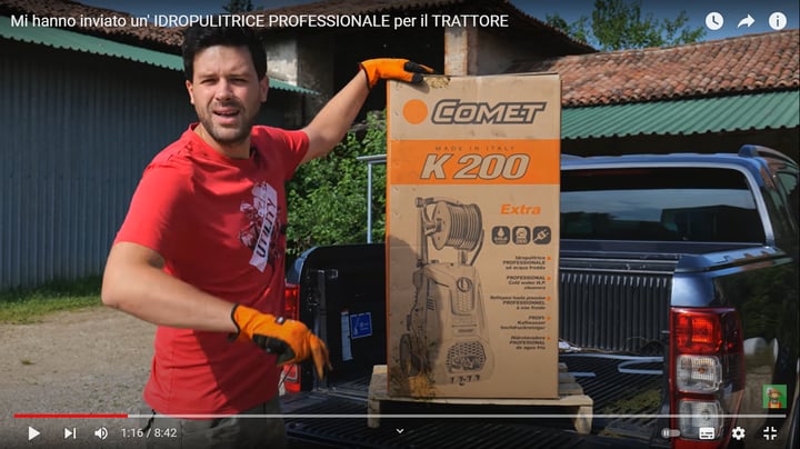 MATT THE FARMER TESTS THE COMET K200 COLD WATER PRESSURE WASHER